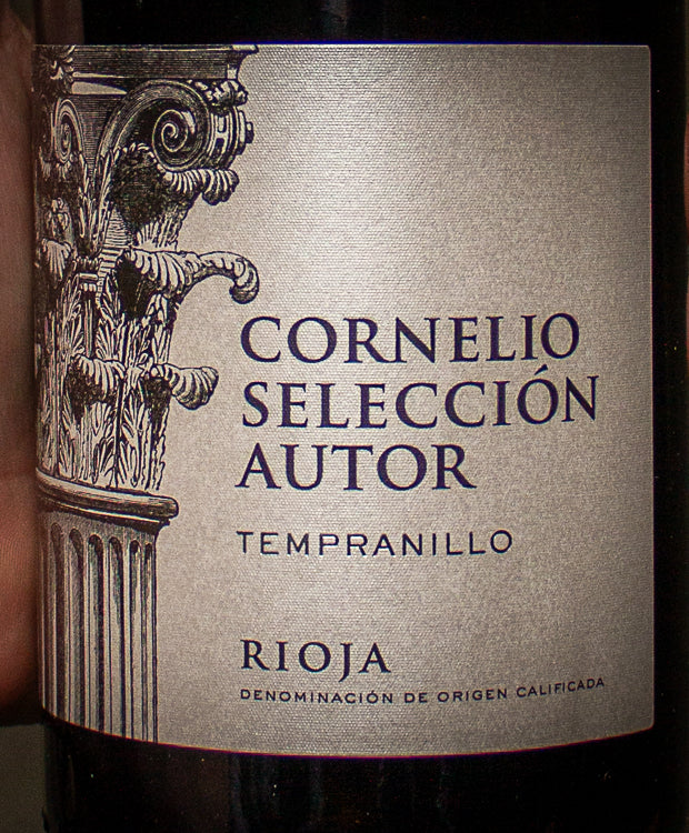 Bodegas Cornelio Rioja Alta Crianza Seleccion Autor 2018 - Image 2