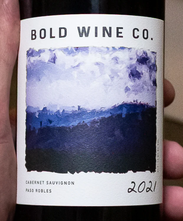 Bold Wine Co. Cabernet Sauvignon Paso Robles 2021 - Image 2