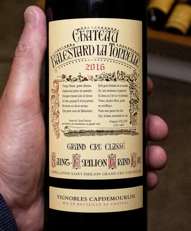 Château Balestard La Tonnelle Saint-Émilion Grand Cru Classé 2016 - Image 2