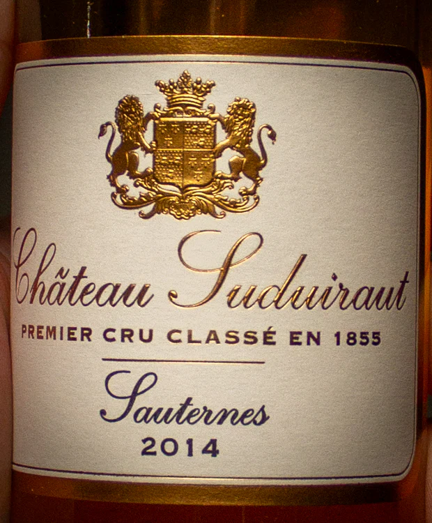 Château Suduiraut Sauternes Premier Cru Classe 2014 (Half Bottle 375mL) - Image 2