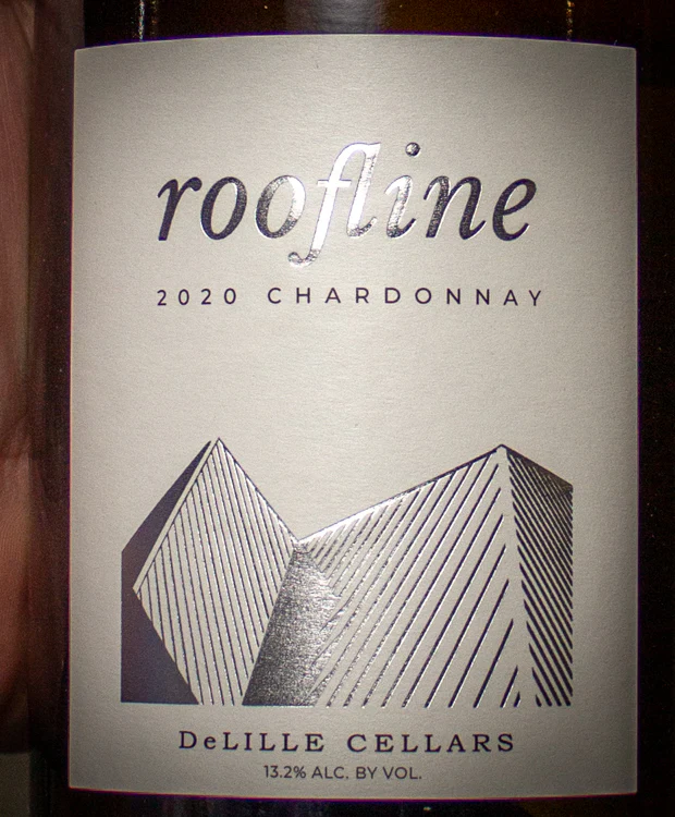DeLille Cellars Roofline Chardonnay Willamette Valley 2020 - Image 2