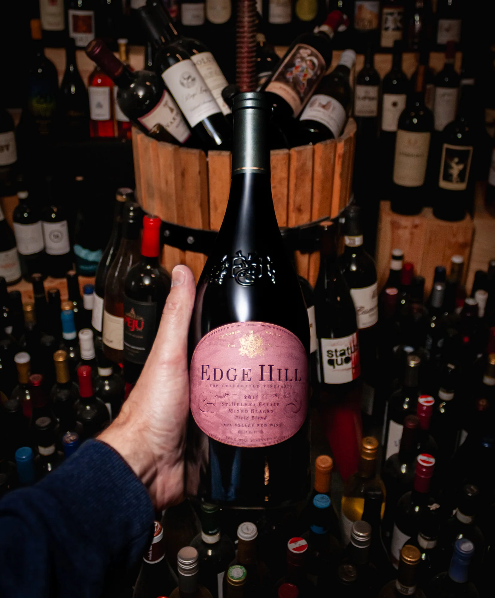 Edge Hill Red Blend Mixed Blacks Napa Valley 2011 - Image 2