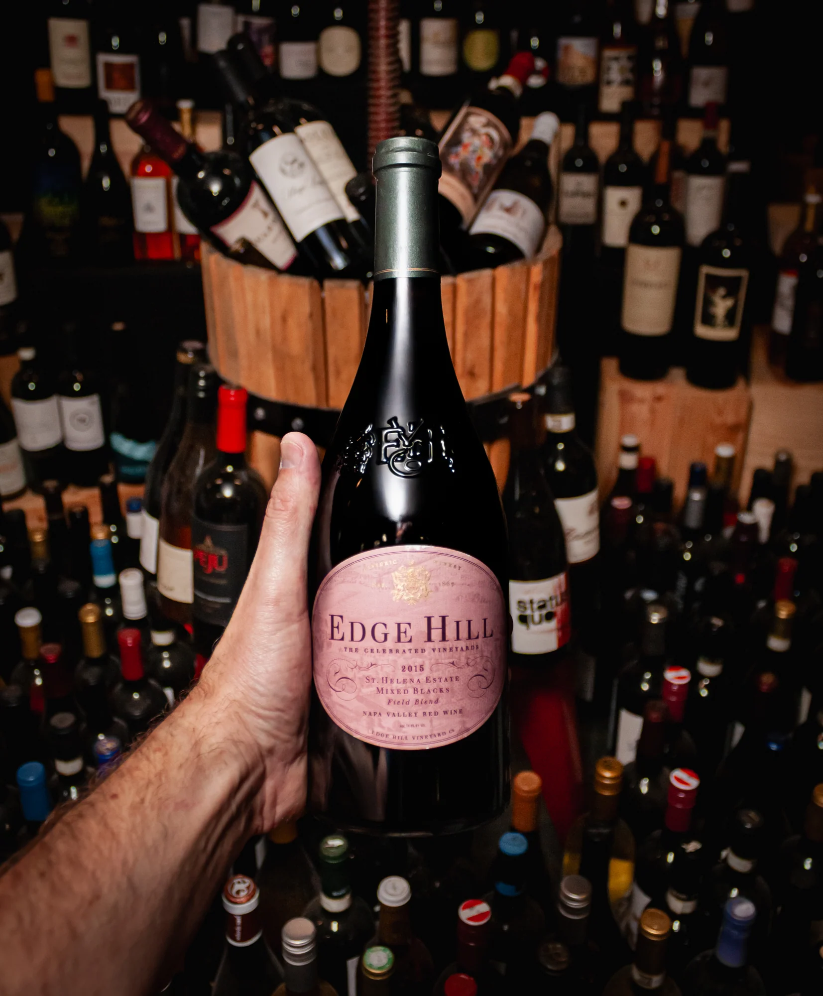 Edge Hill Red Blend Mixed Blacks Napa Valley 2015