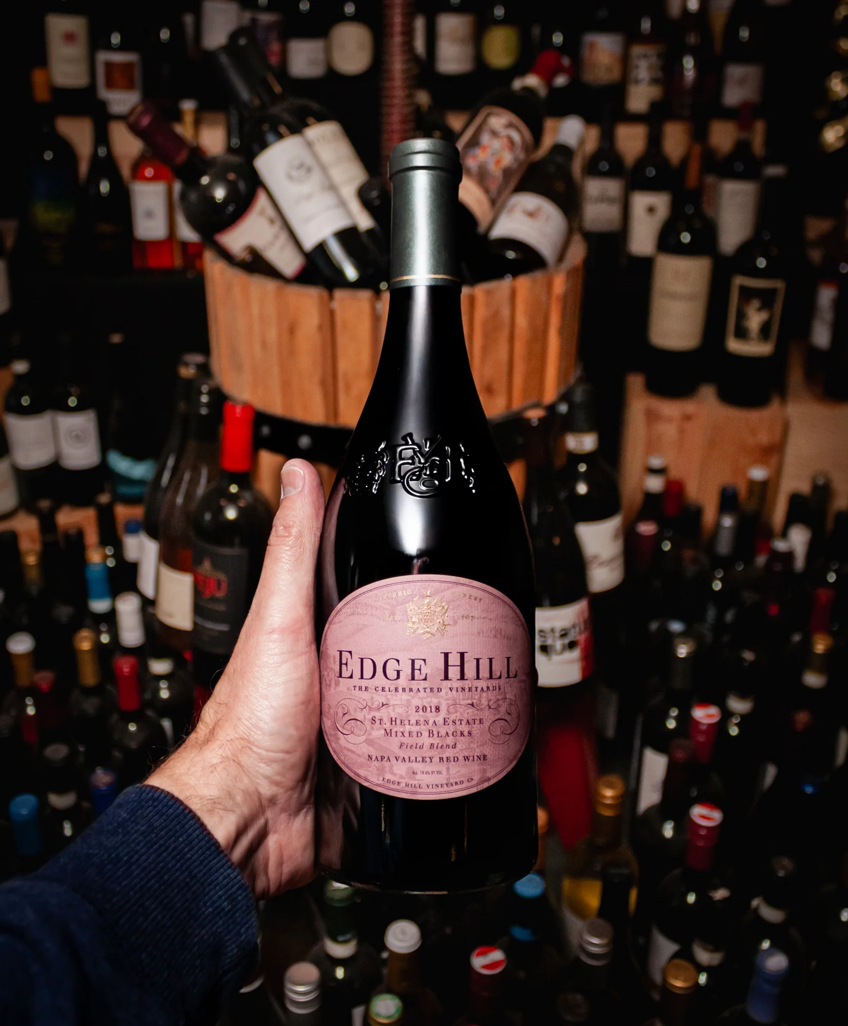 Edge Hill Red Blend Mixed Blacks Napa Valley 2018 - Image 2