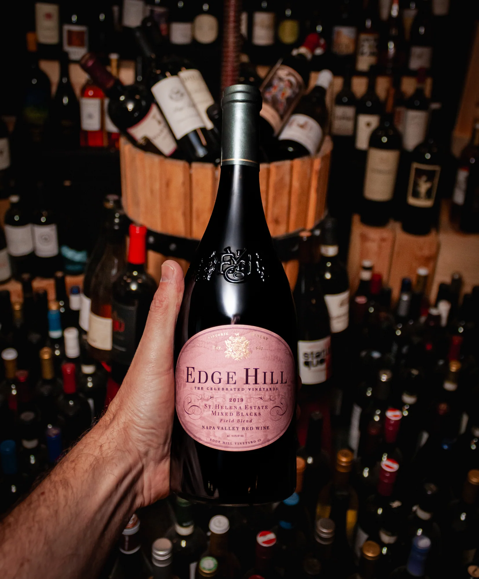 Edge Hill Red Blend Mixed Blacks Napa Valley 2019