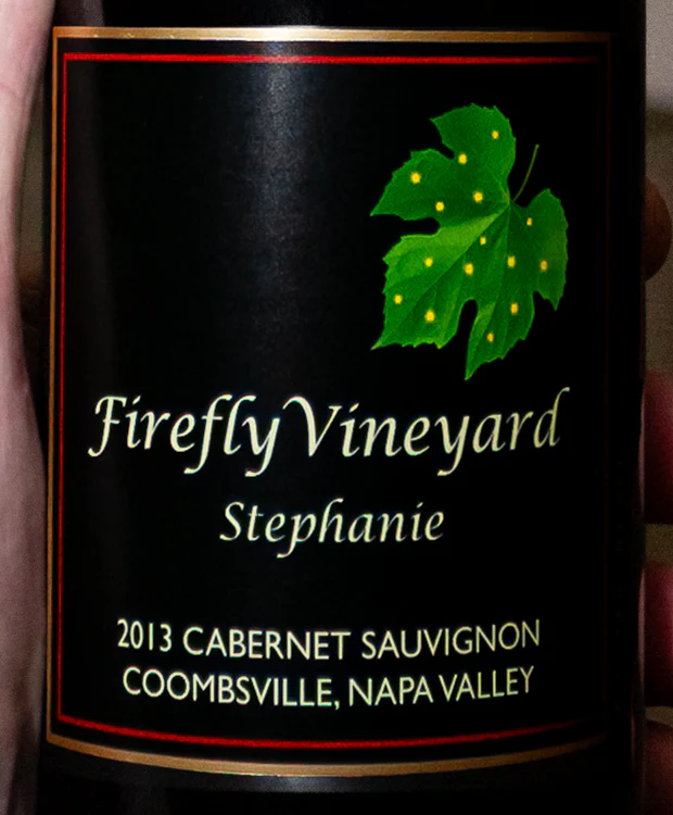 Firefly Vineyard Cabernet Sauvignon Stephanie Napa Valley 2013 - Image 2