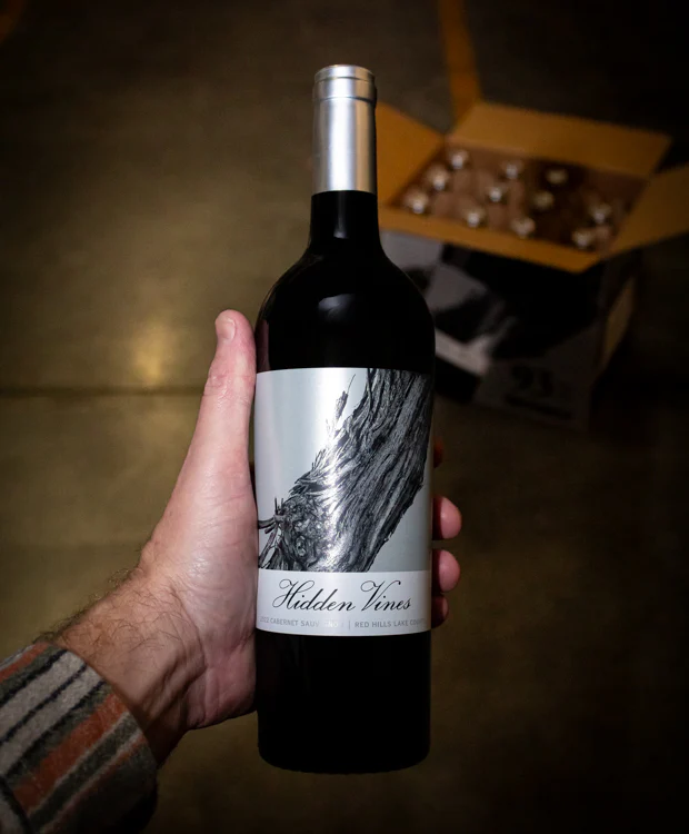 Hidden Vines Cabernet Sauvignon Red Hills Lake County 2022 (6-Pack)