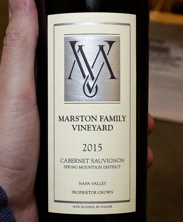 Marston Family Vineyard Cabernet Sauvignon Spring Mountain District Napa Valley 2015 - Image 2