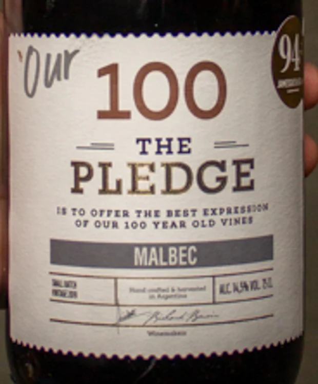 Mendoza Vineyards Malbec The Pledge 100 Mendoza 2019 - Image 2