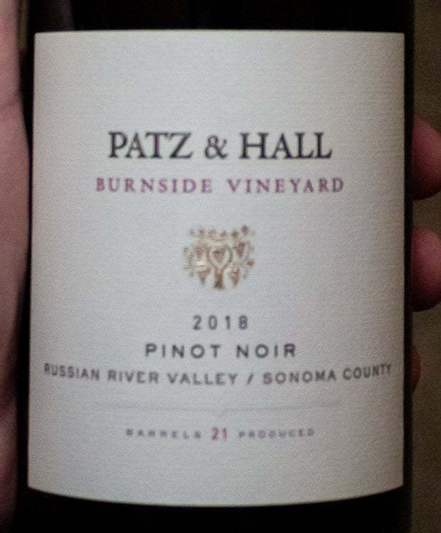 Patz & Hall Pinot Noir Burnside Vineyard Russian River Valley 2018 - Image 2