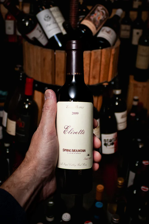 Spring Mountain Vineyard Red Blend Elivette Spring Mountain District Napa Valley 2009 (Half Bottle 375mL)