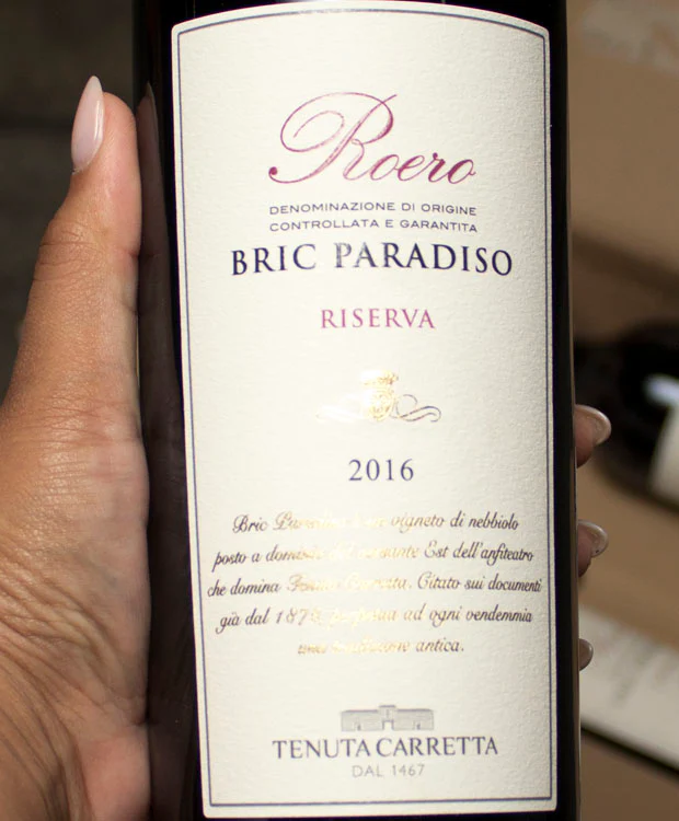 Tenuta Carretta Bric Paradiso Riserva Roero 2016 - Image 2